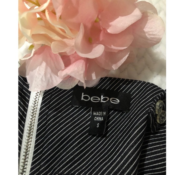 bebe Nautical Pin-Striped Top - Picture 3 of 5